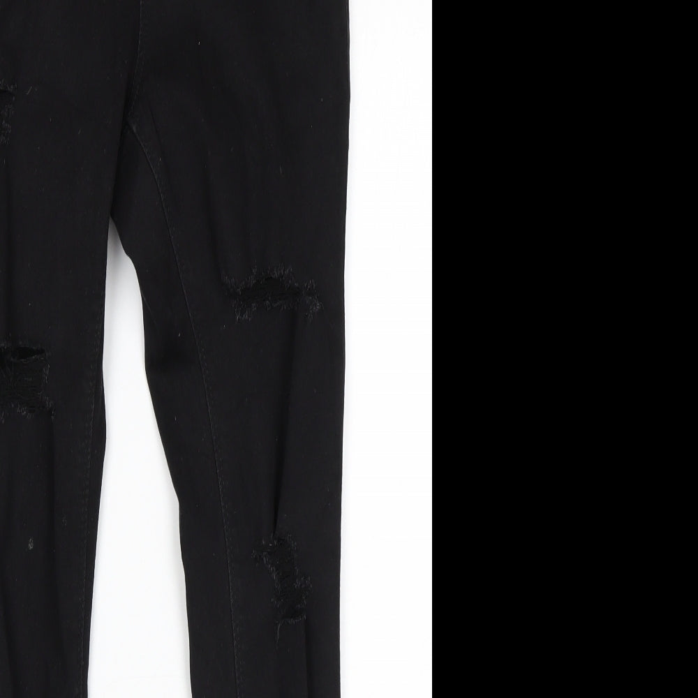 New Looj Girls Black   Skinny Jeans Size 12 Years