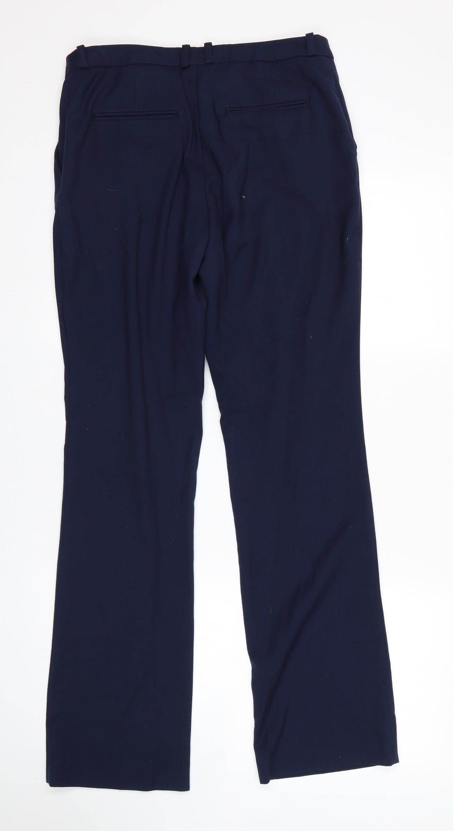 H&M Womens Blue   Trousers  Size 8 L31 in