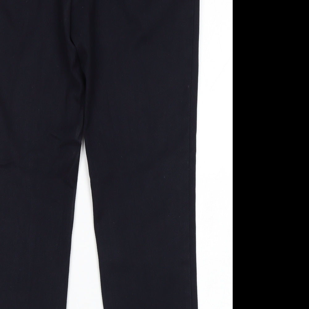 NEXT Womens Blue   Cropped Trousers Size 10 L25 in