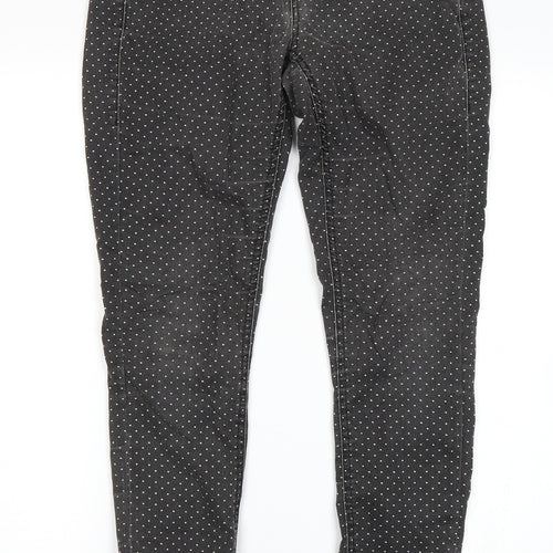 Topshop Womens Multicoloured Polka Dot  Skinny Jeans Size 28 in L28 in