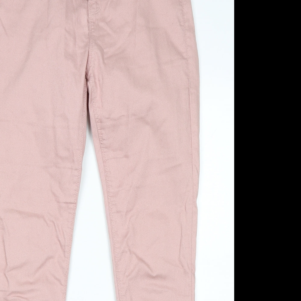 Dorothy Perkins Womens Pink   Skinny Jeans Size 12 L29 in