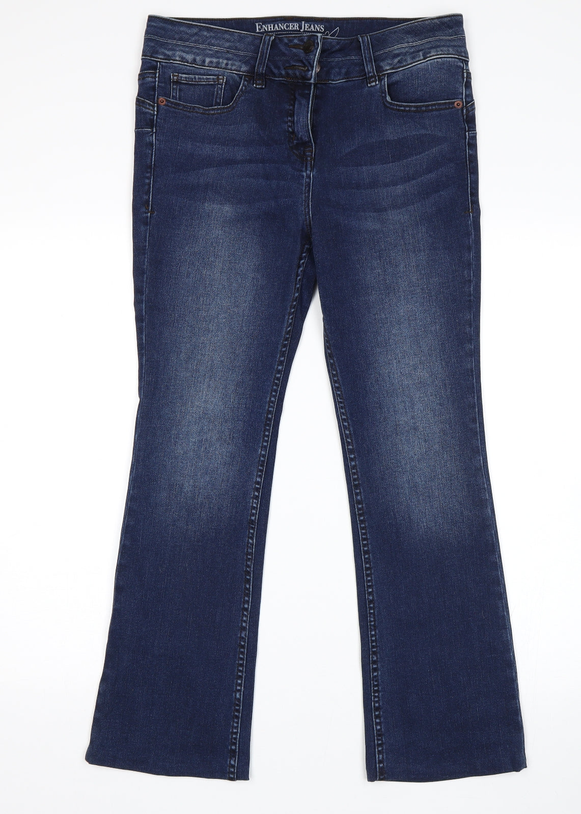 NEXT Womens Blue   Bootcut Jeans Size 12 L27 in