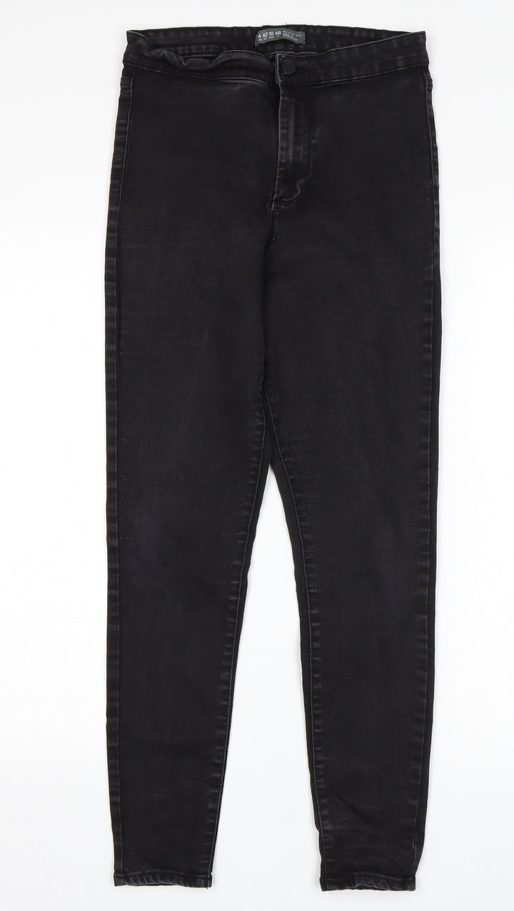 Denim Co Womens Black   Skinny Jeans Size 14 L26 in