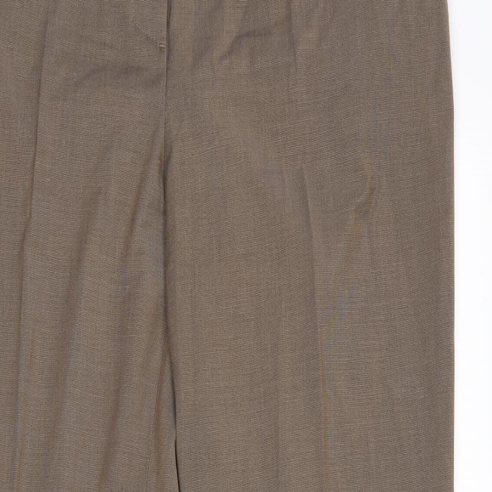 NEXT Womens Brown   Trousers  Size 14 L31 in
