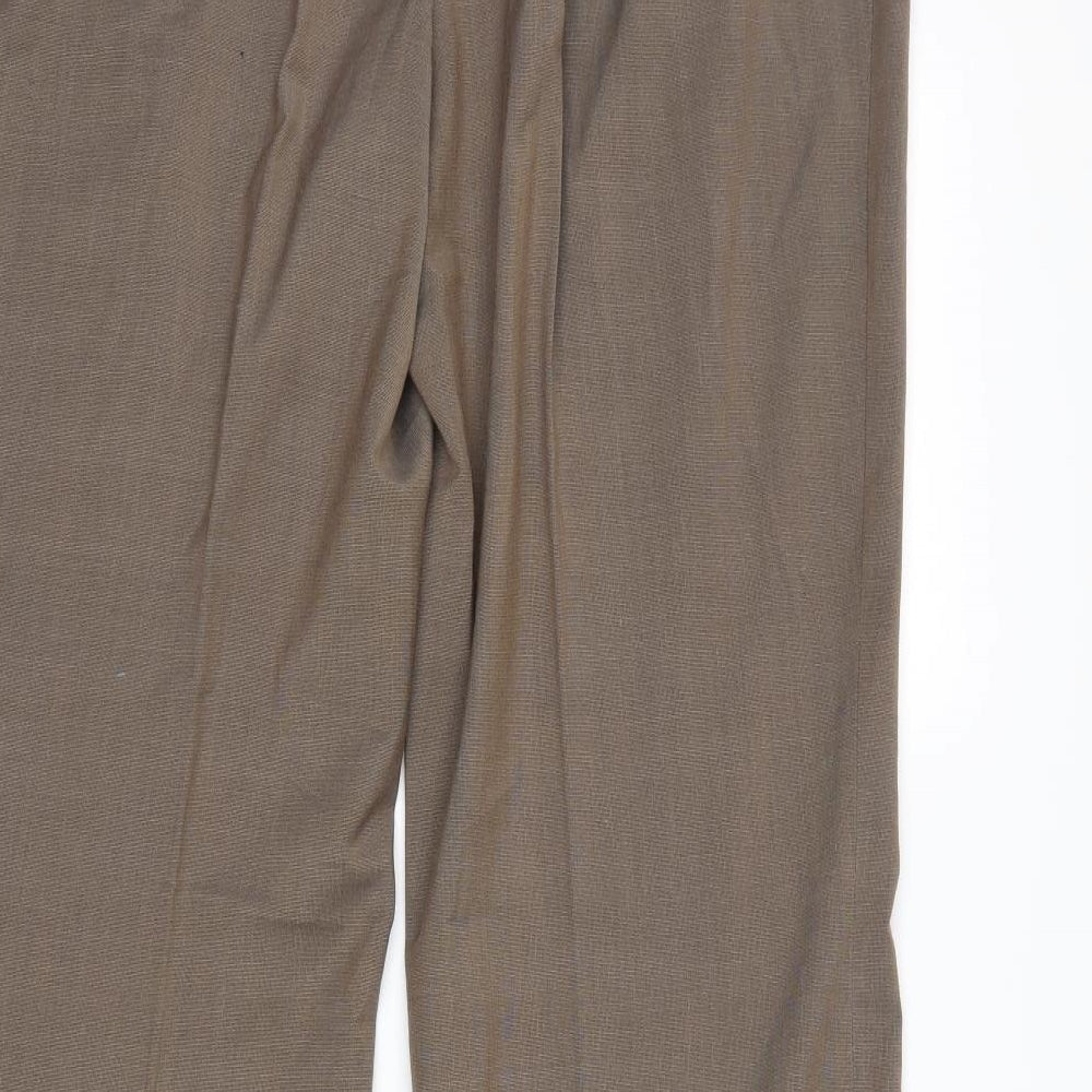 NEXT Womens Brown   Trousers  Size 14 L31 in