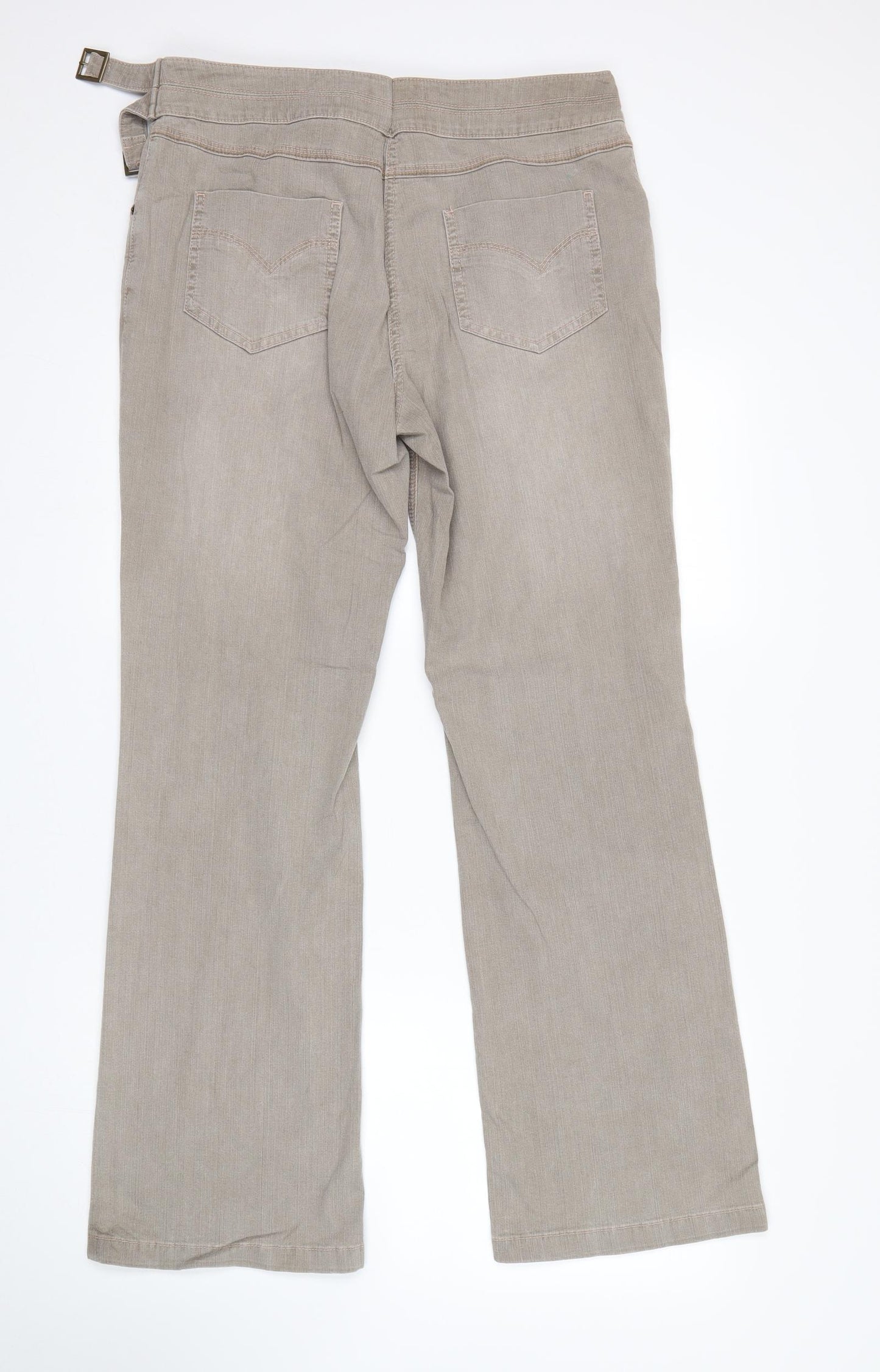 Per Una  Womens Brown   Bootcut Jeans Size 14 L30 in