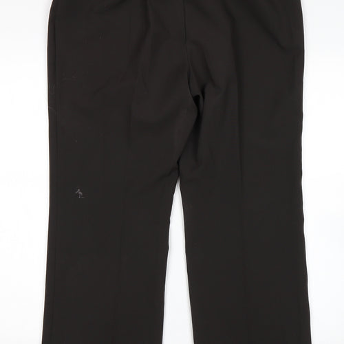 M&S Womens Black   Trousers  Size 14 L28 in