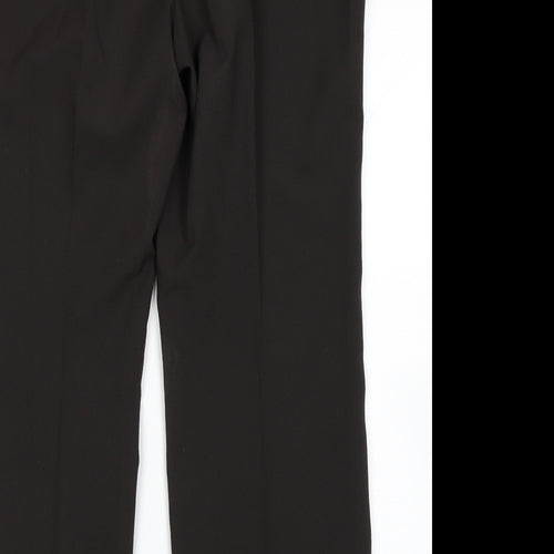 M&S Womens Black   Trousers  Size 14 L28 in
