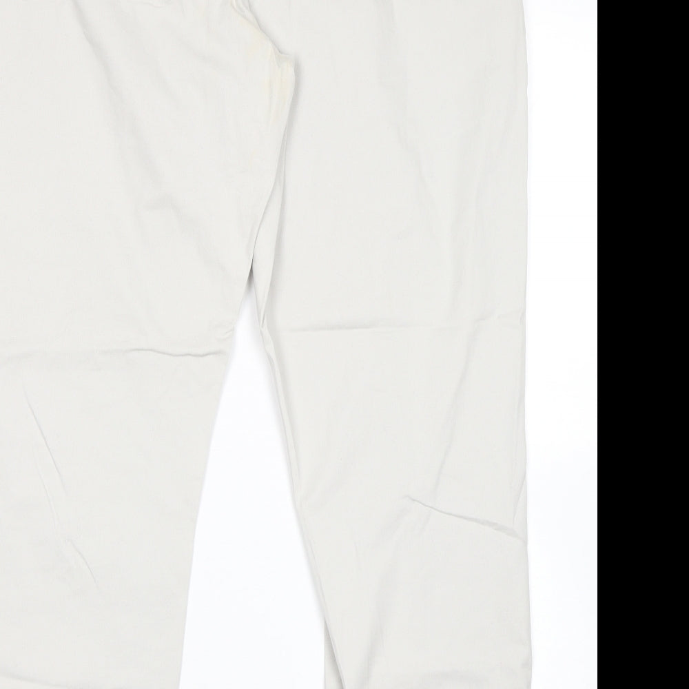 BM Womens Beige   Chino Trousers Size 18 L28 in