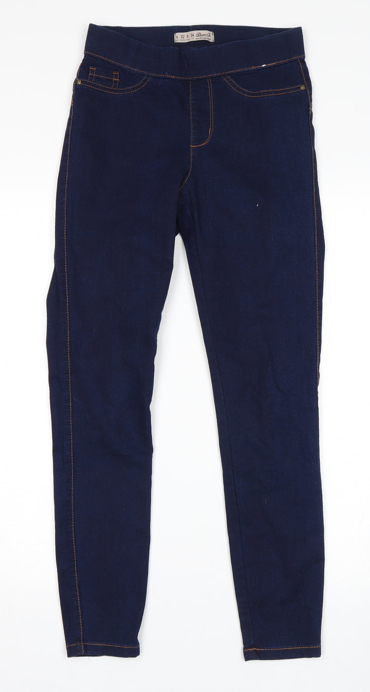 Denim Co Womens Blue Jegging Jeans Size 4 L27 in