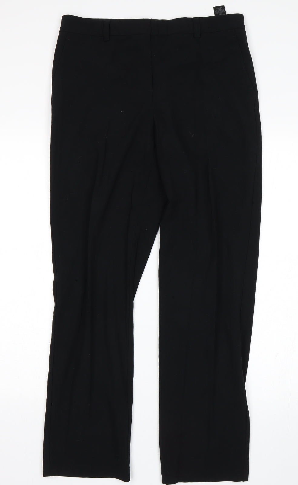 M&S Womens Black   Trousers  Size 12 L29 in