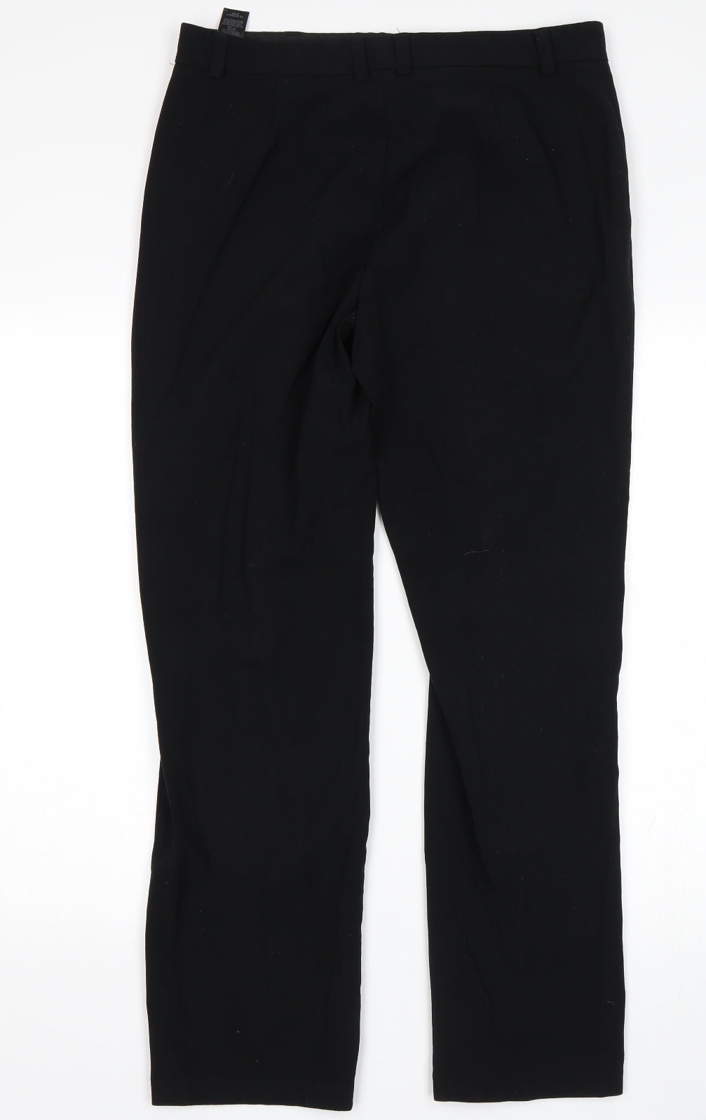 M&S Womens Black   Trousers  Size 12 L29 in