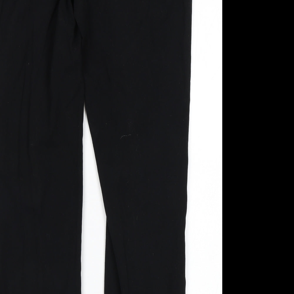M&S Womens Black   Trousers  Size 12 L29 in