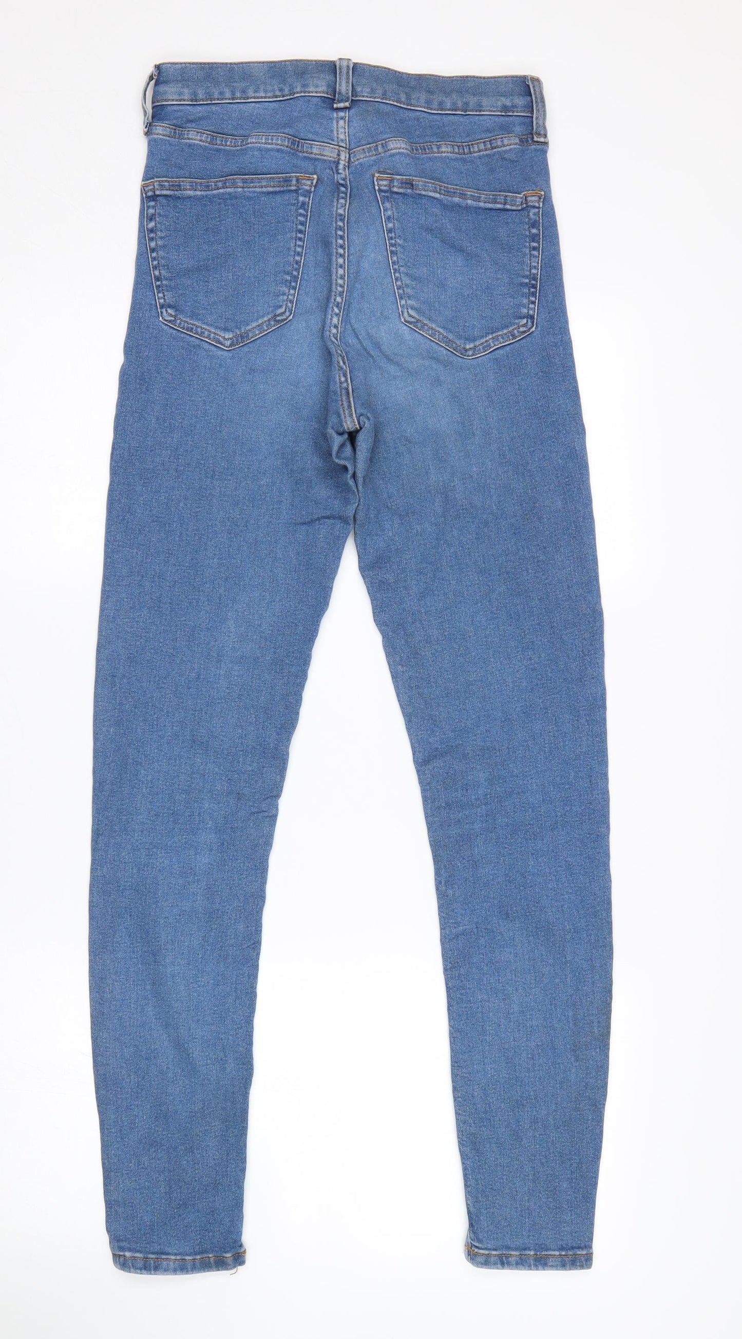 Topshop Womens Blue   Skinny Jeans Size 28 L34 in
