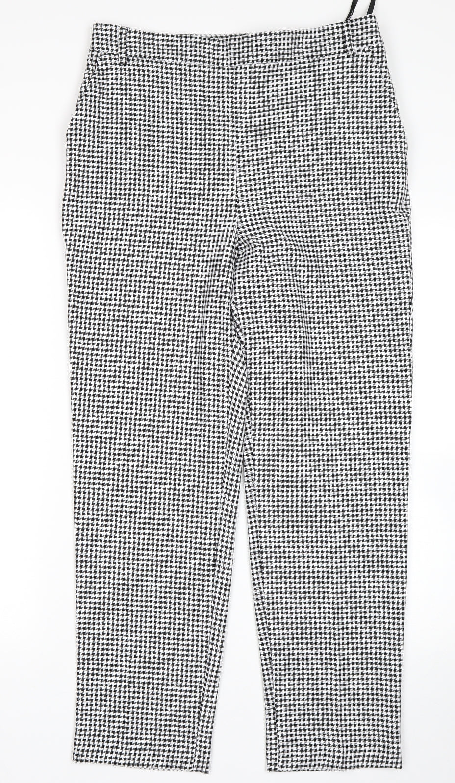 Primark Womens Multicoloured Houndstooth  Trousers  Size 12 L28 in