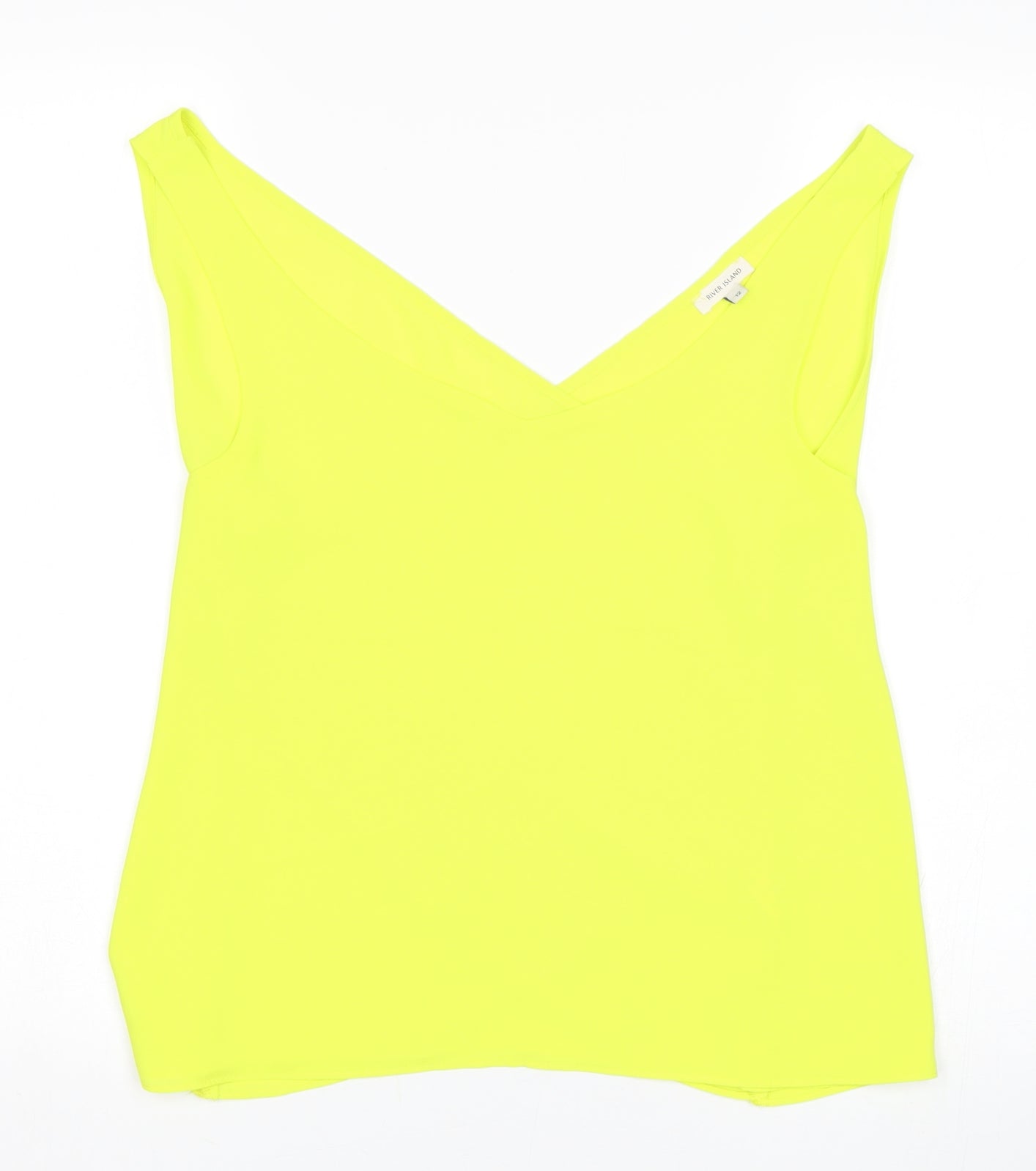 River Island Womens Green   Basic Tank Size 12