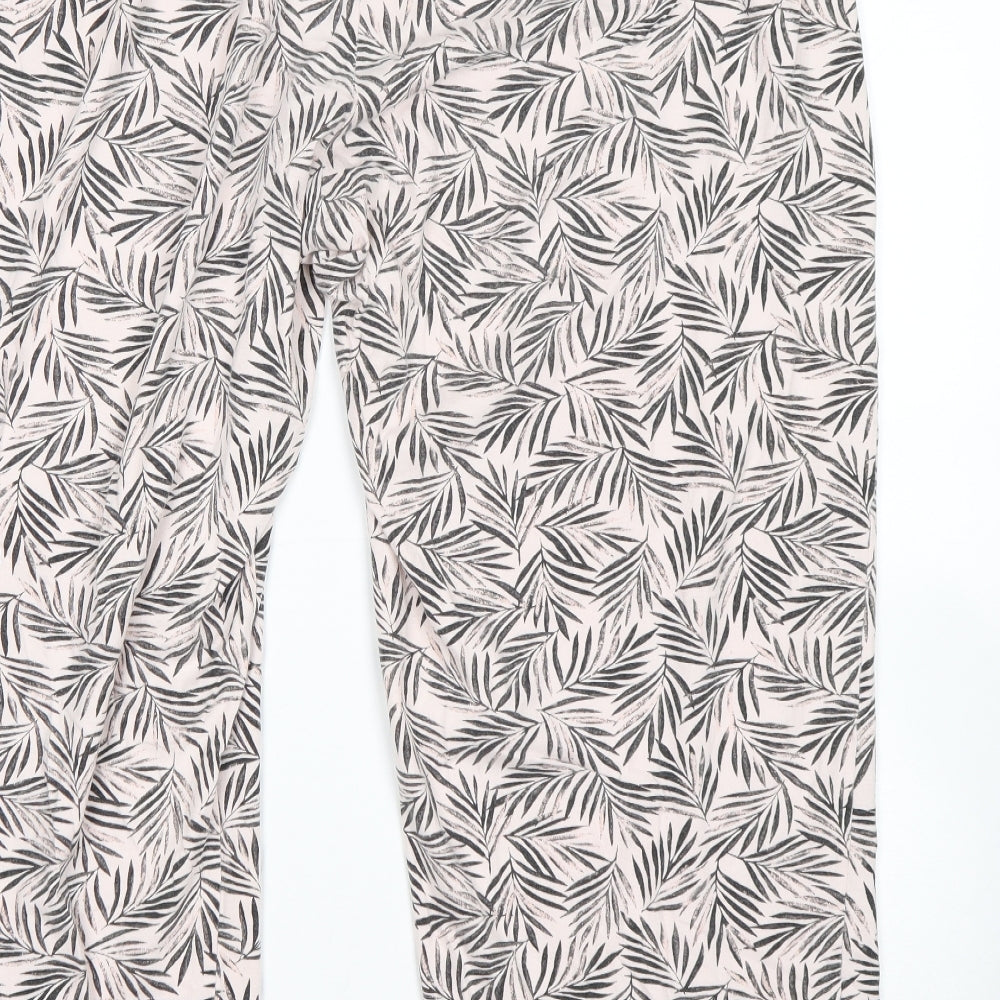 M&S Womens Pink Floral   Pyjama Pants Size 20