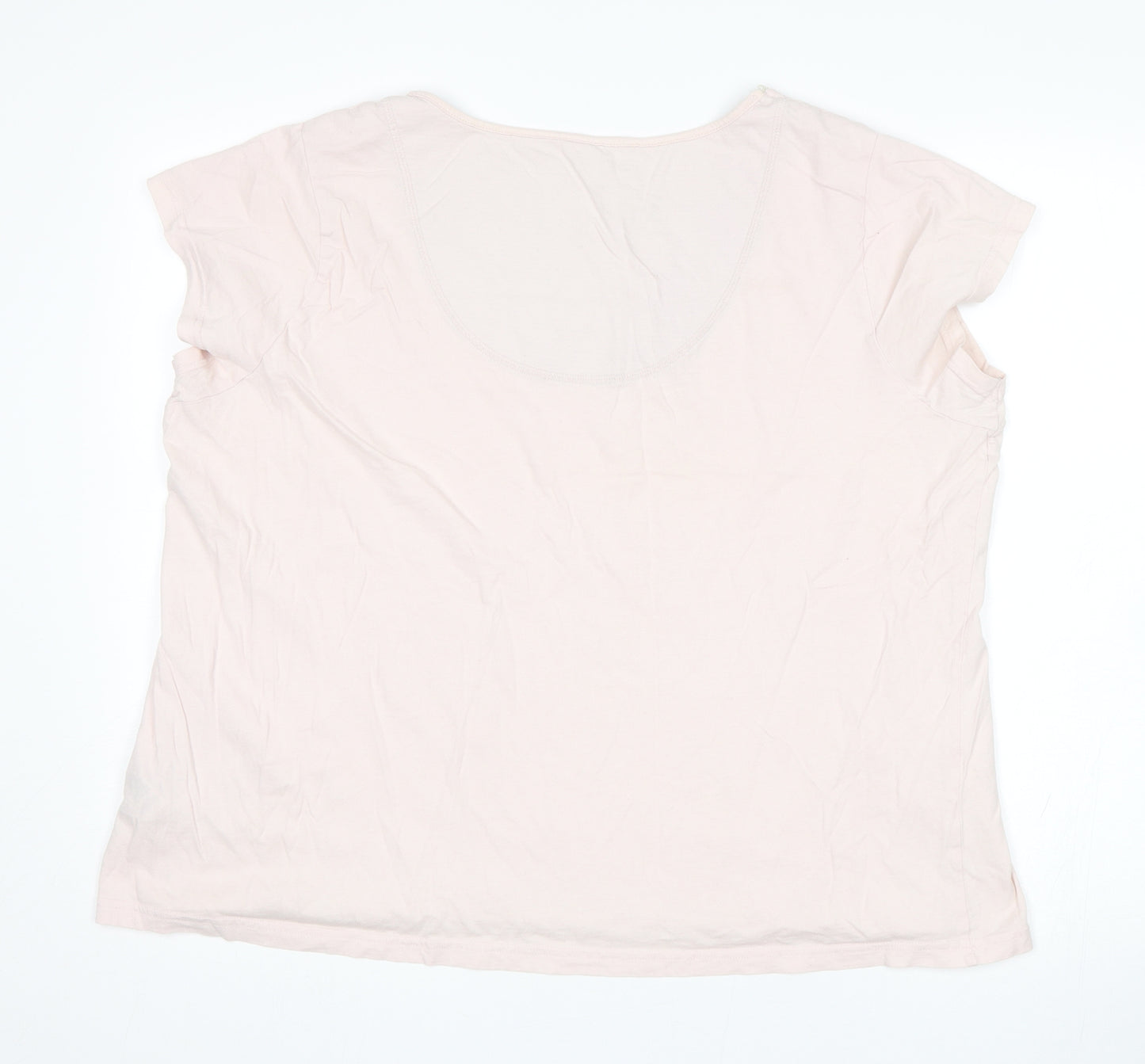 M&S Womens Pink   Top Pyjama Top Size 20