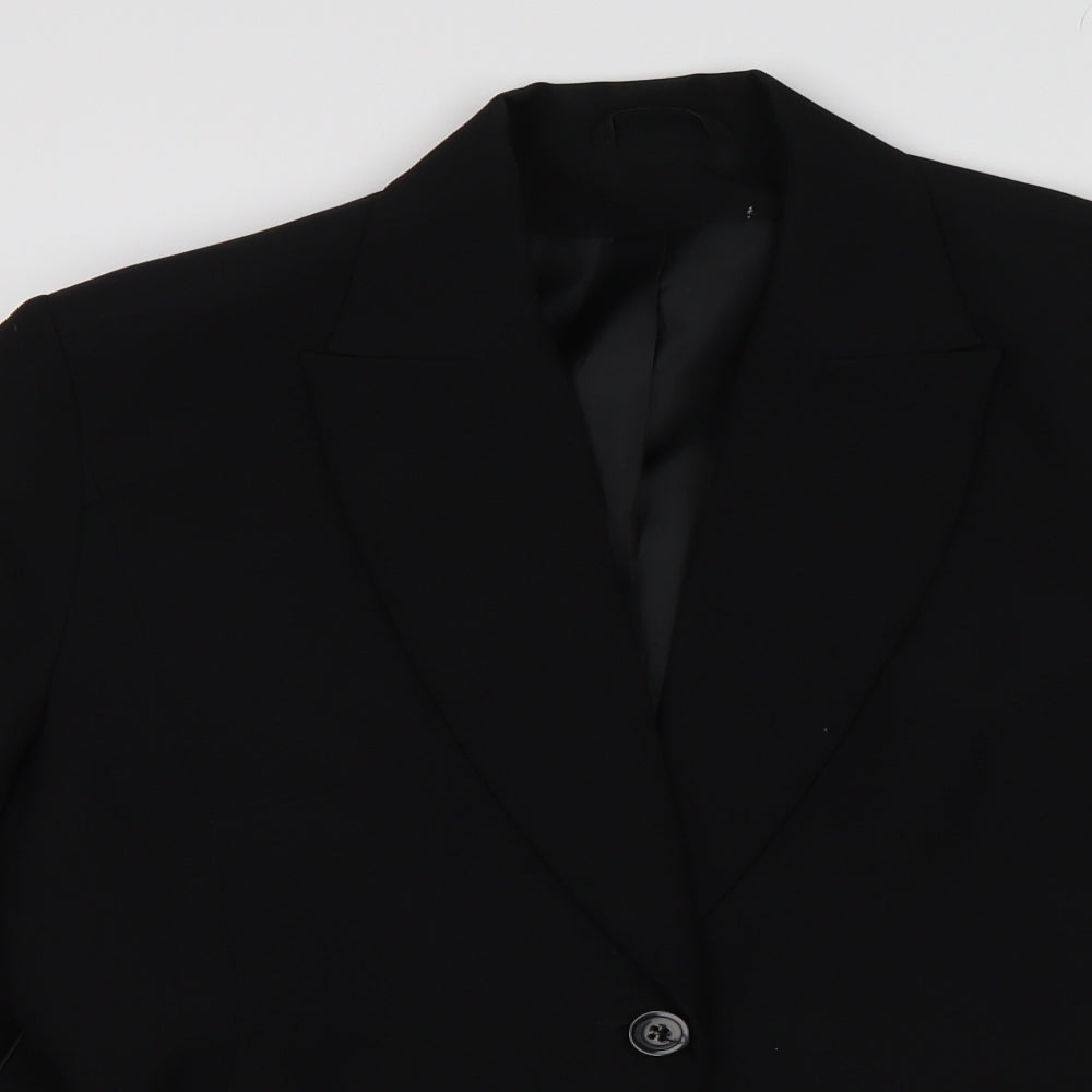 Dorothy Perkins Womens Black   Jacket Sport Coat Size 14