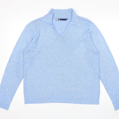 Ble Womens Blue   Pullover Jumper Size M