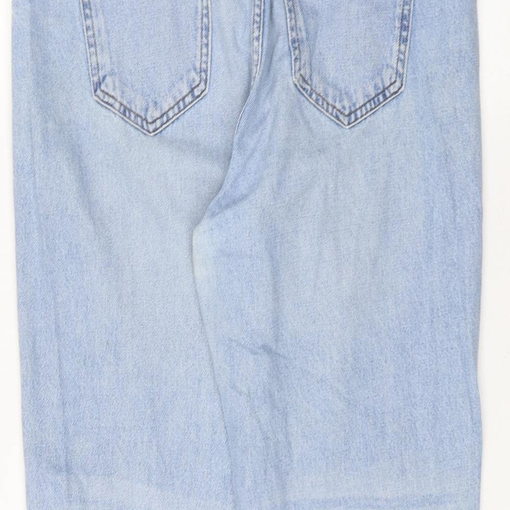 New Look Womens Blue  Denim Mom Jeans Size 16 L23 in - cropped