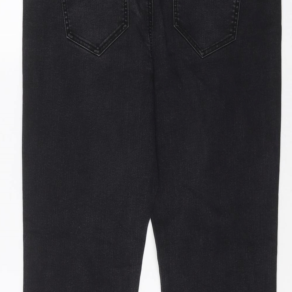 George Womens Black   Straight Jeans Size 16 L26 in