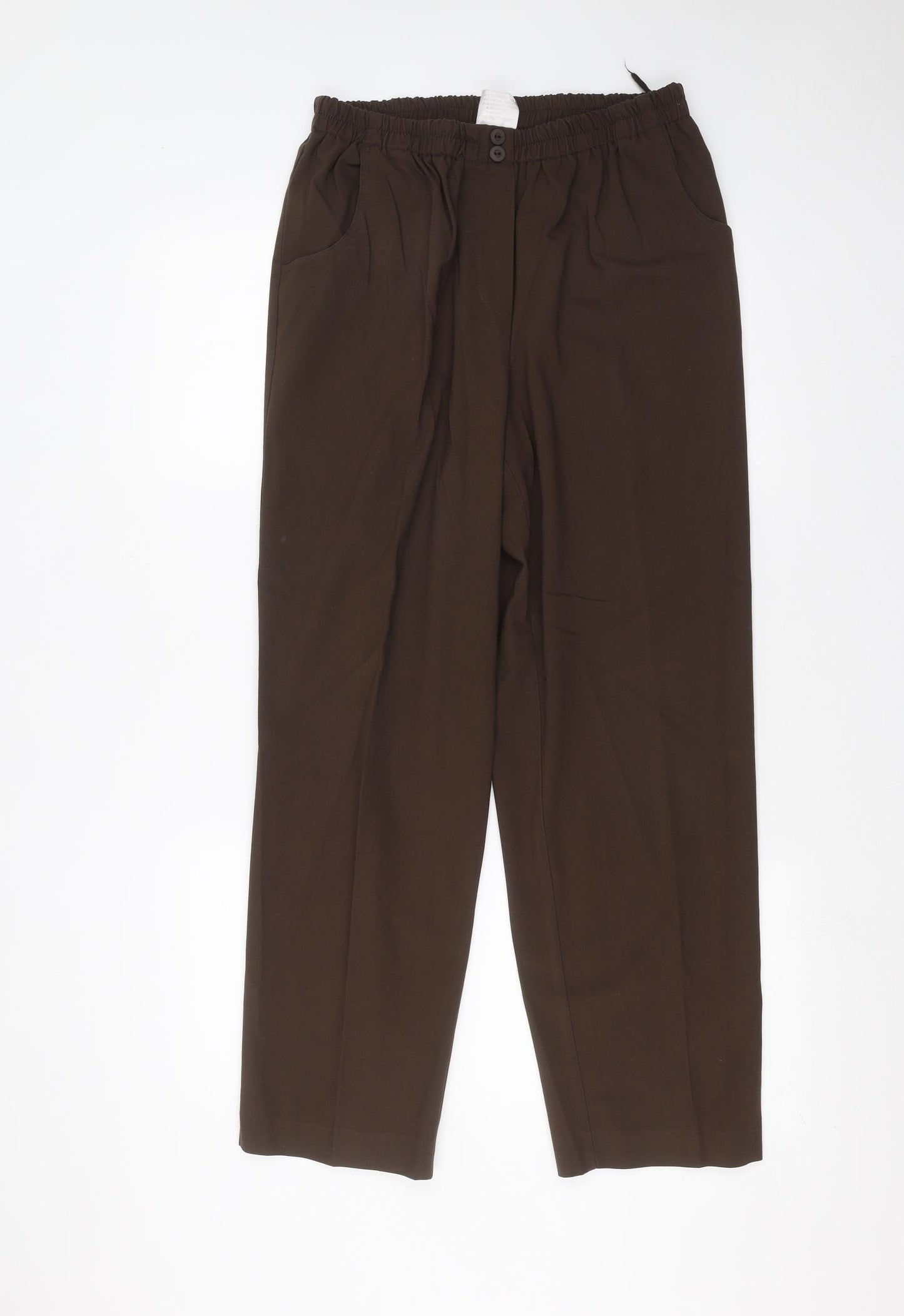 Preworn Womens Brown   Trousers  Size 16 L25 in