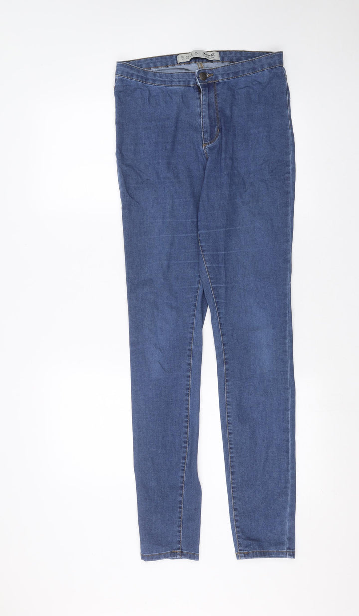 Denim & Co. Womens Blue Jegging Jeans Size 12 L29 in