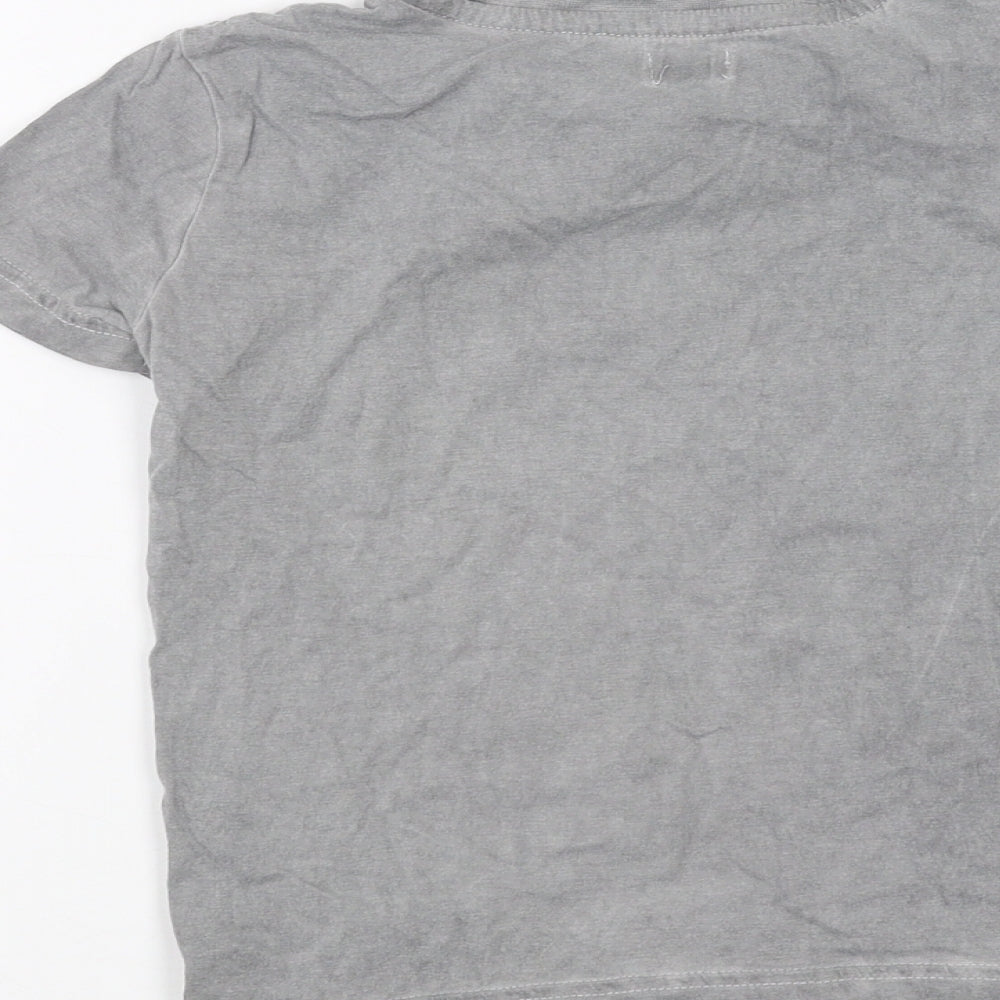 F&F Boys Grey   Basic T-Shirt Size 5-6 Years