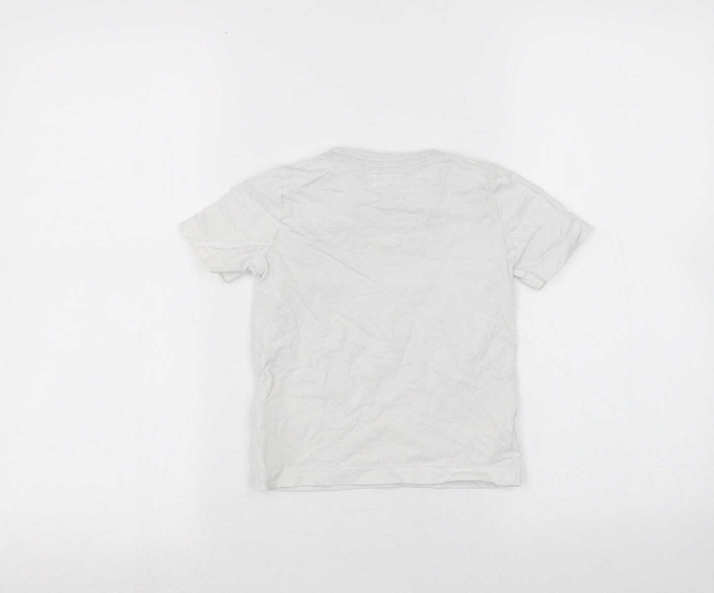 TU Boys White   Basic T-Shirt Size 3 Years