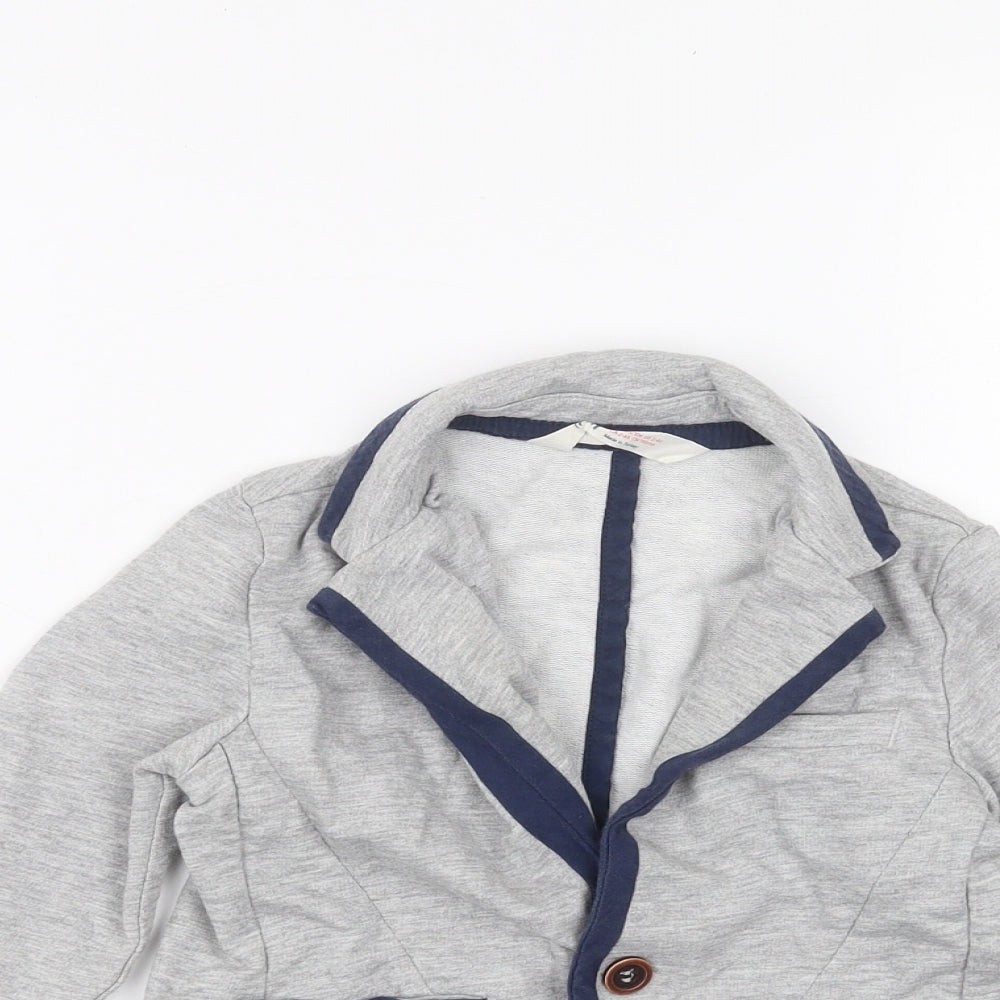 H&M Girls Grey   Jacket  Size 3-4 Years