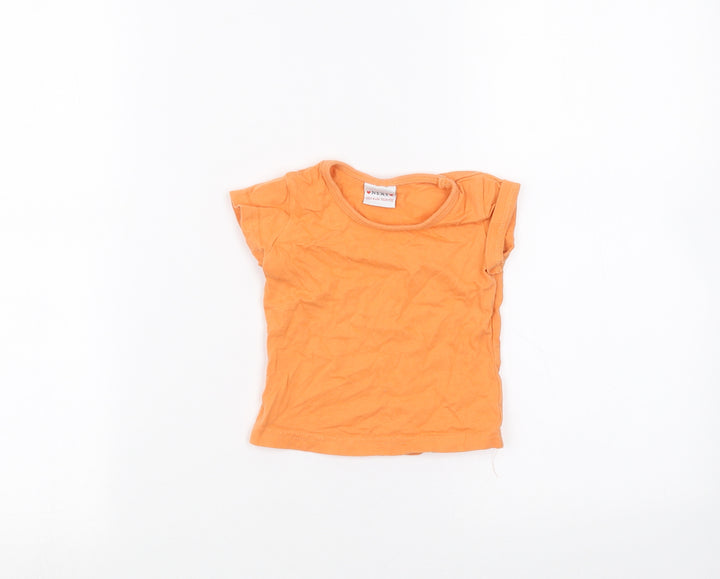 NEXT Baby Orange   Basic T-Shirt Size 3-6 Months