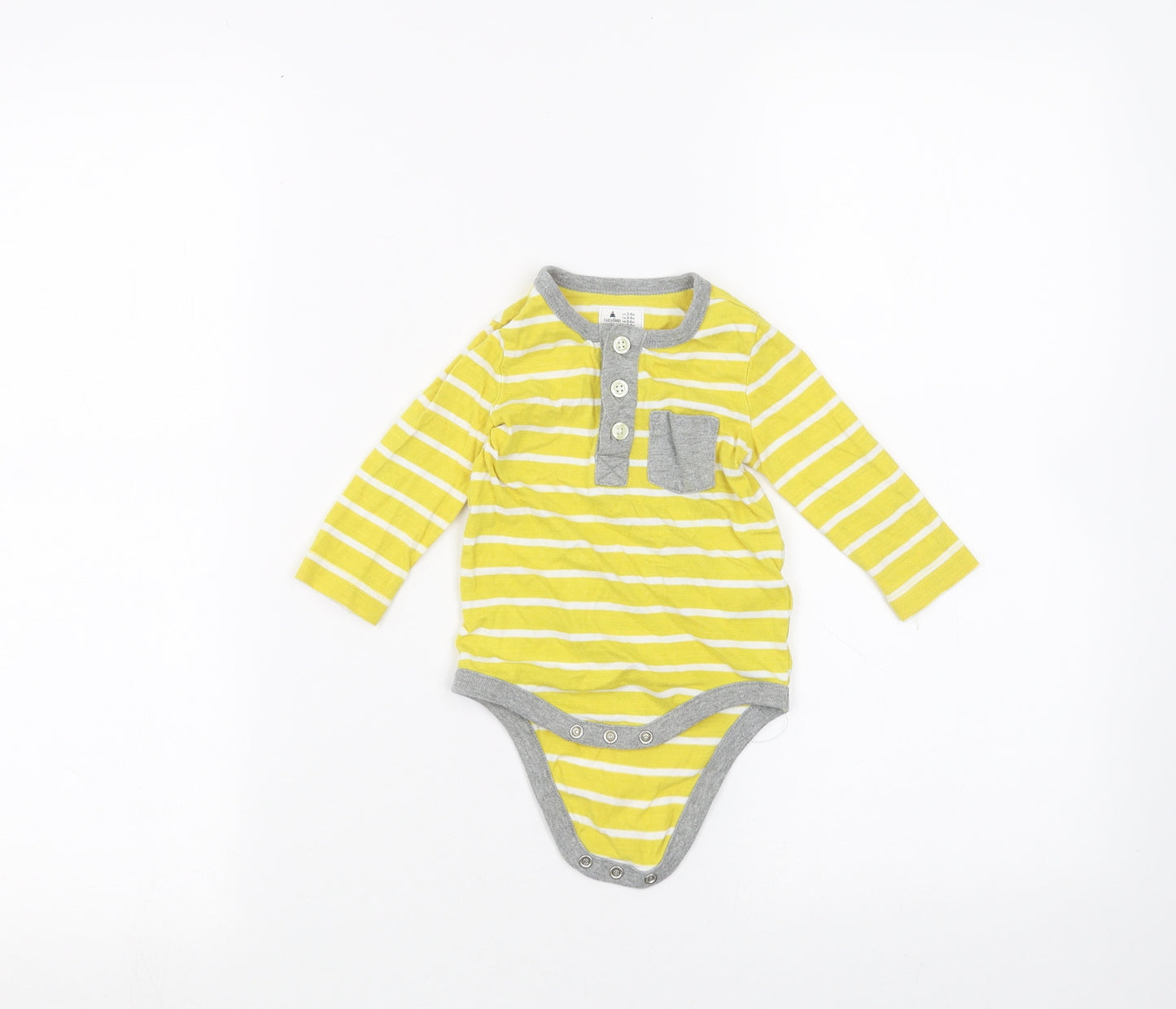 Gap Baby Yellow Spotted  Babygrow One-Piece Size 3-6 Months