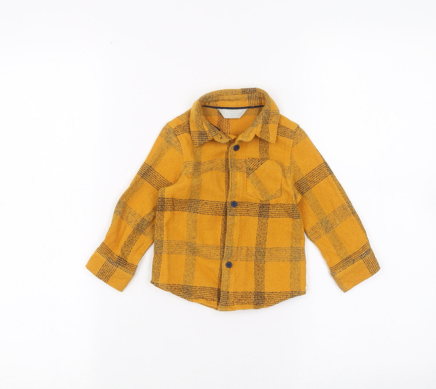Primark Baby Orange   Basic Button-Up Size 9-12 Months
