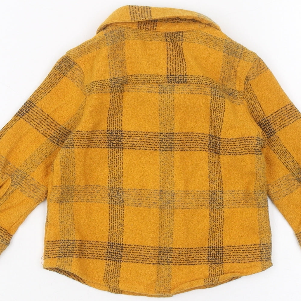 Primark Baby Orange   Basic Button-Up Size 9-12 Months