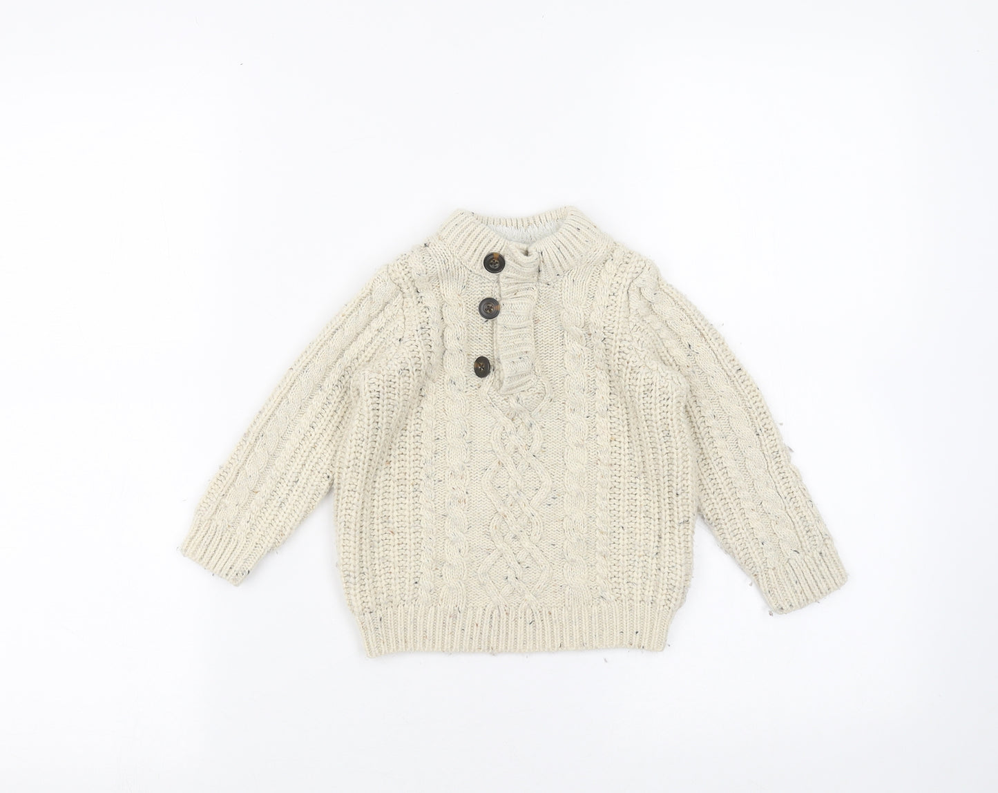 Primark Baby Beige   Pullover Jumper Size 18-24 Months