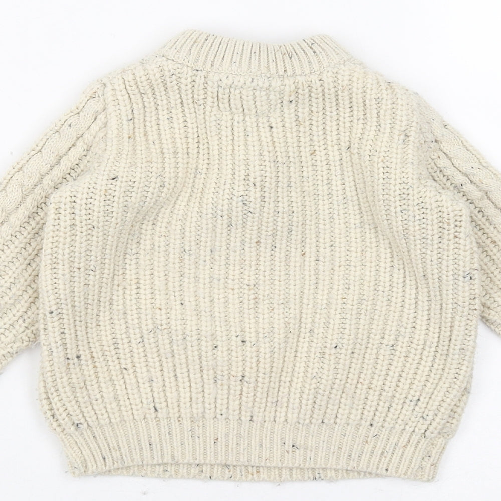 Primark Baby Beige   Pullover Jumper Size 18-24 Months
