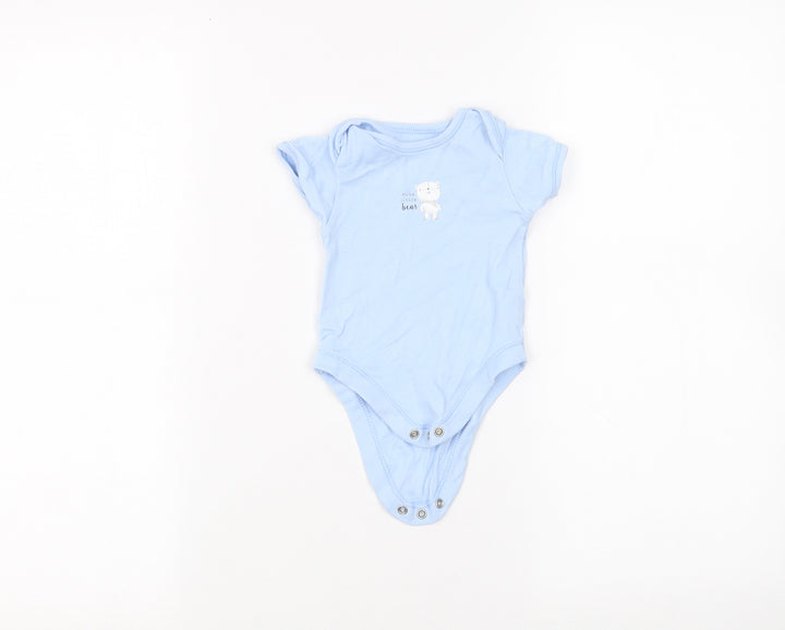 George Baby Blue Babygrow One-Piece Size 0-3 Months
