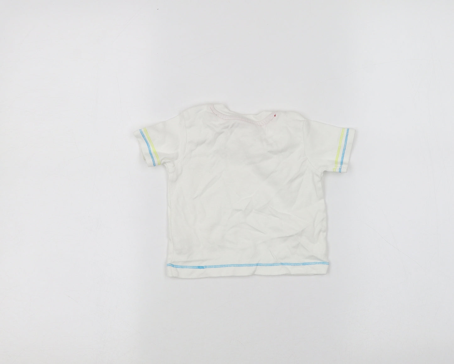 George Baby White   Basic T-Shirt Size 3-6 Months