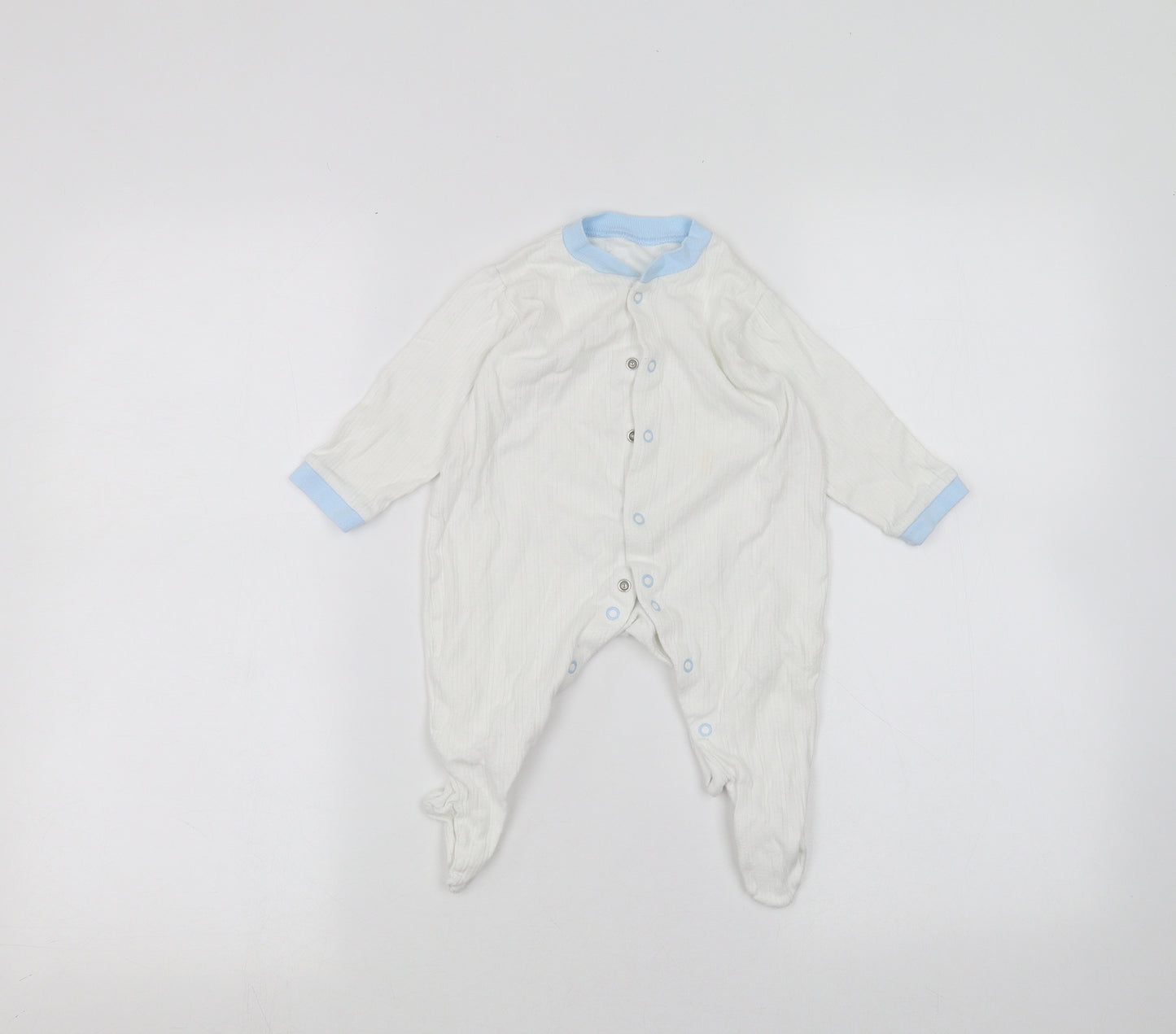 Marks and Spencer Baby White   Coverall One-Piece Size 3-6 Months