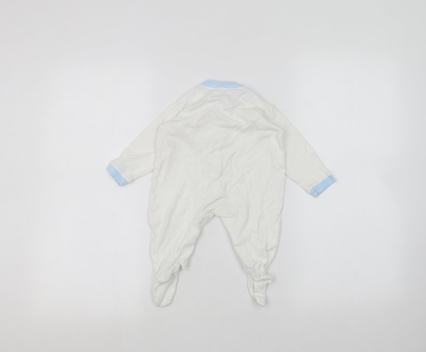 Marks and Spencer Baby White   Coverall One-Piece Size 3-6 Months