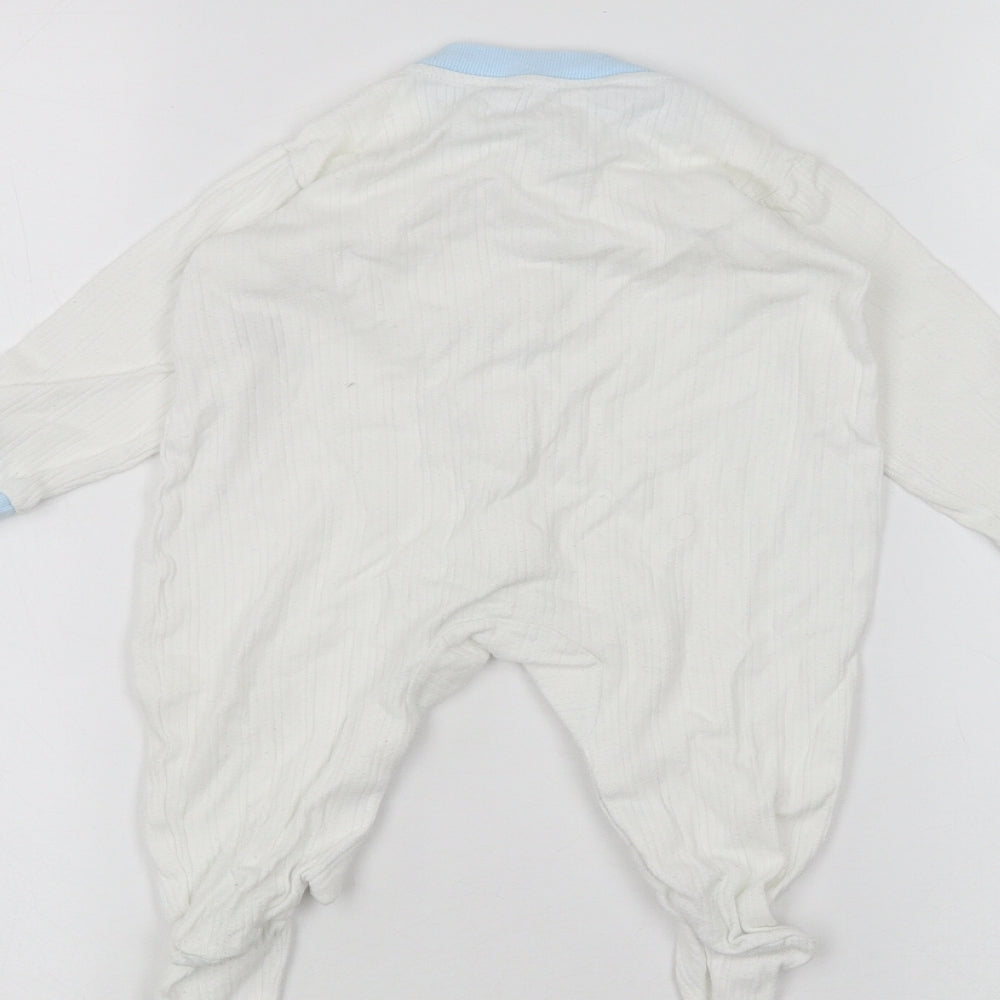 Marks and Spencer Baby White   Coverall One-Piece Size 3-6 Months