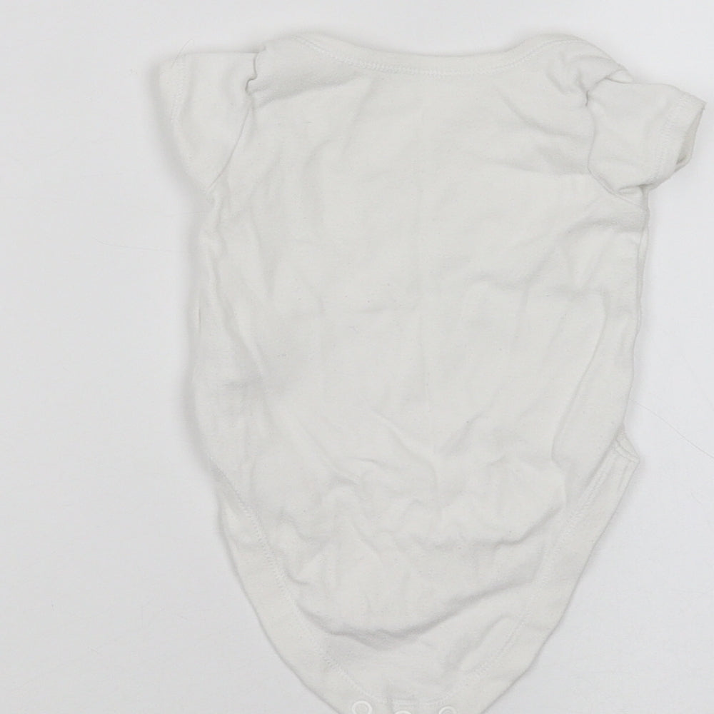 George Baby White   Babygrow One-Piece Size 3-6 Months