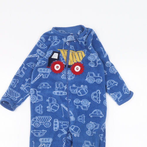 Primark Baby Blue   Coverall One-Piece Size 12-18 Months