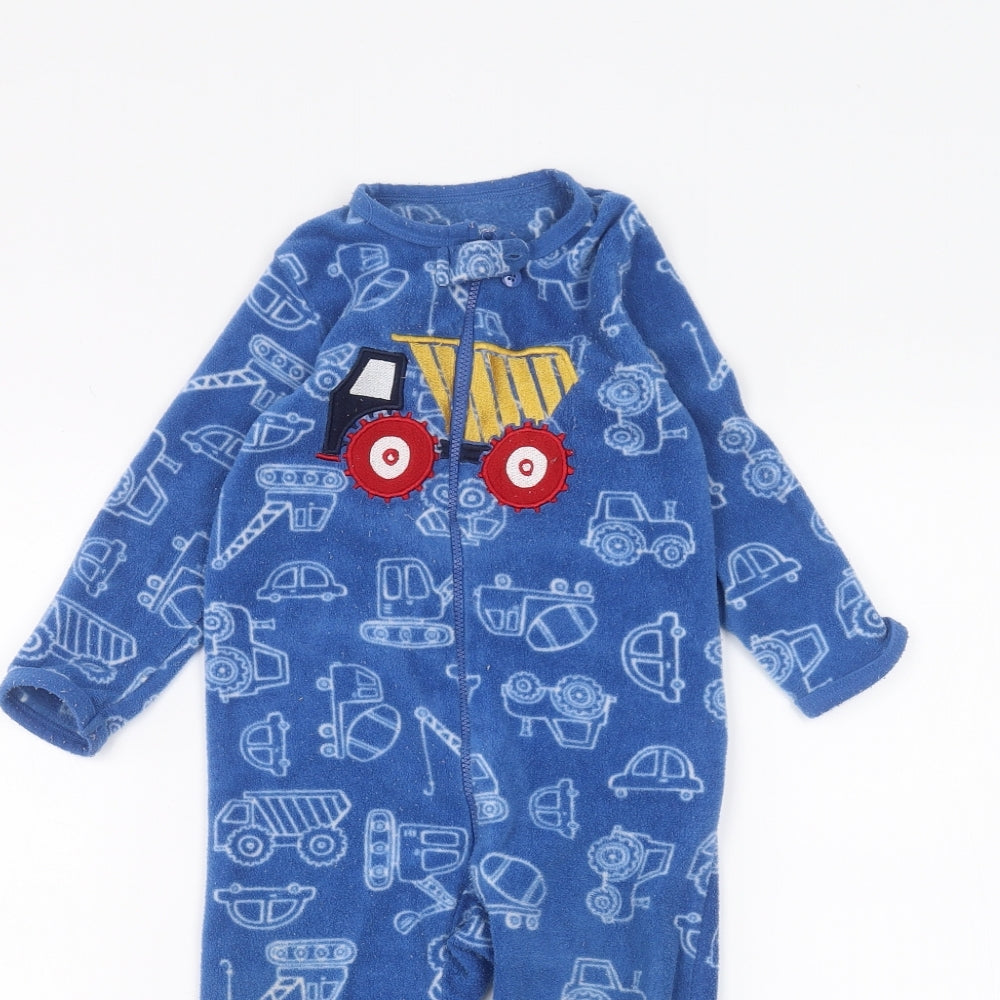 Primark Baby Blue   Coverall One-Piece Size 12-18 Months