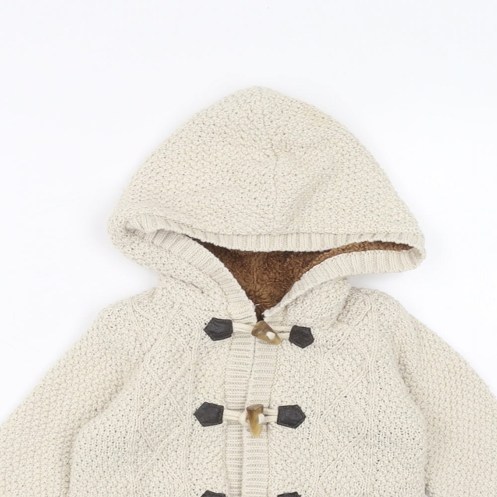 Matalan Baby Beige   Parka Coat Size 12-18 Months