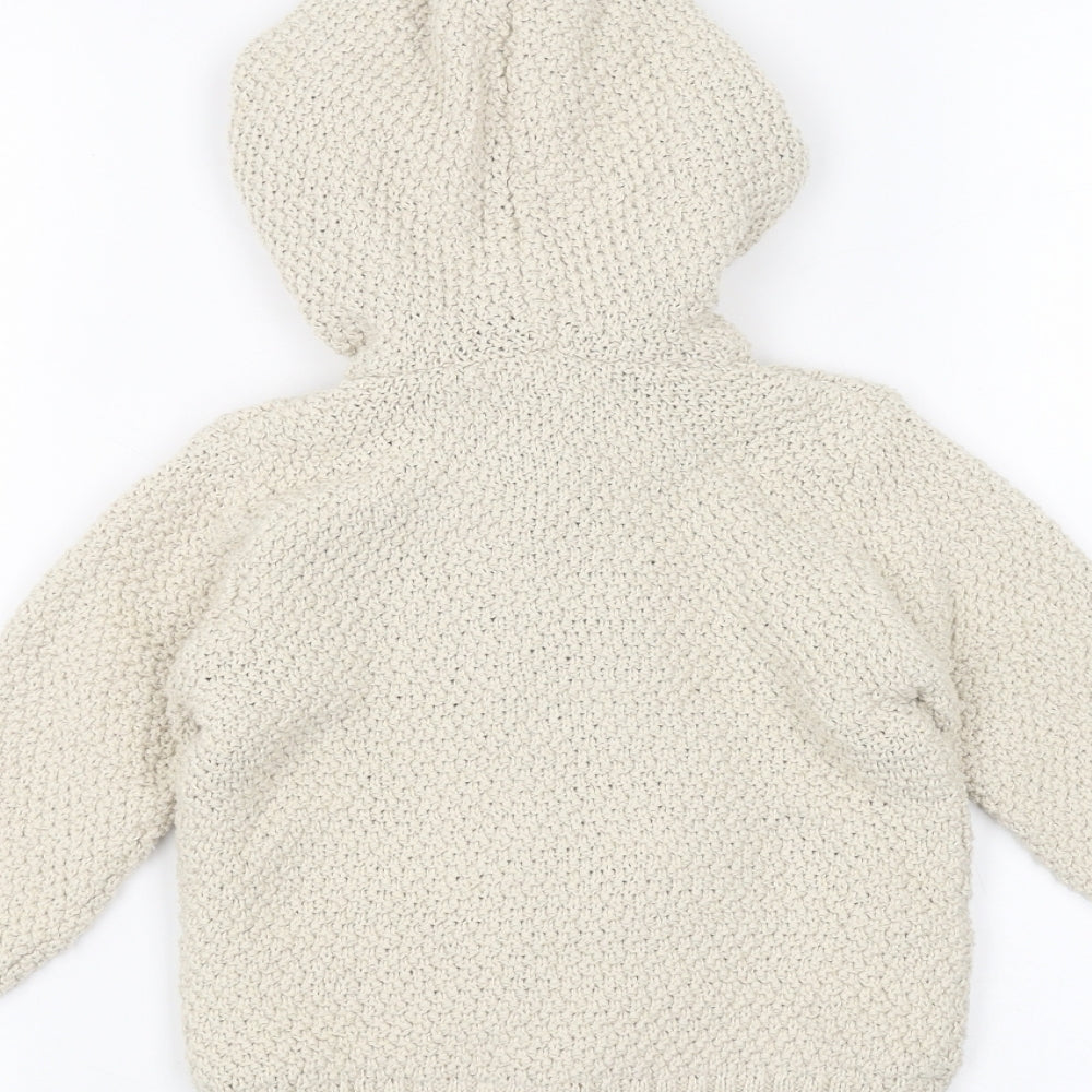 Matalan Baby Beige   Parka Coat Size 12-18 Months