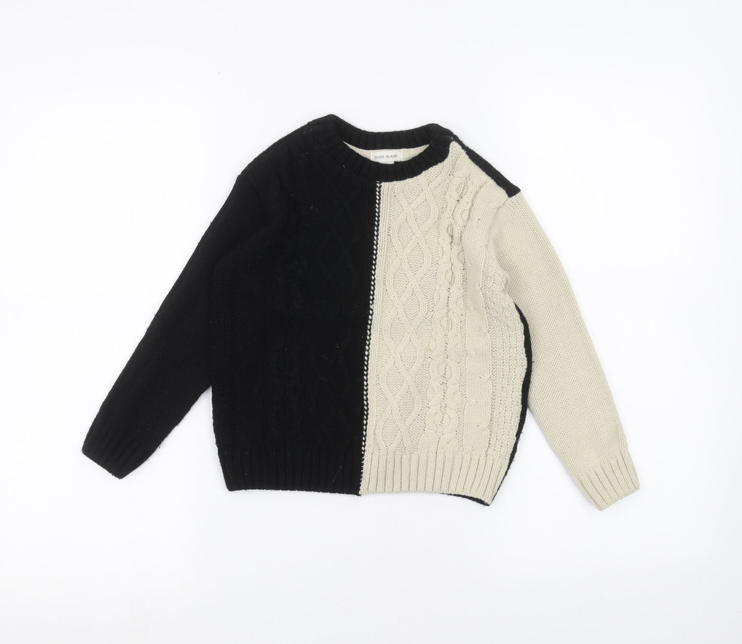 River Island Girls Beige   Pullover Jumper Size 3-4 Years