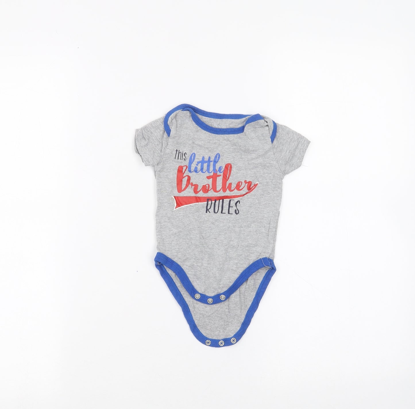 PEP&CO Baby Grey   Babygrow One-Piece Size 3-6 Months