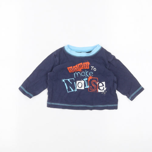 George Baby Blue   Basic T-Shirt Size 3-6 Months